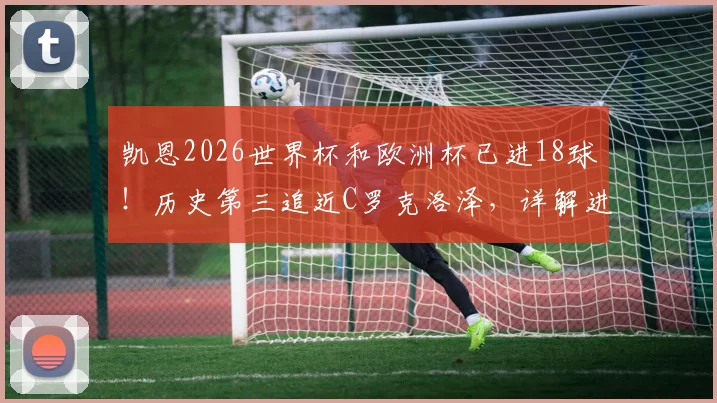 凯恩2026世界杯和欧洲杯已进18球！历史第三追近C罗克洛泽，详解进球分布与破纪录前景